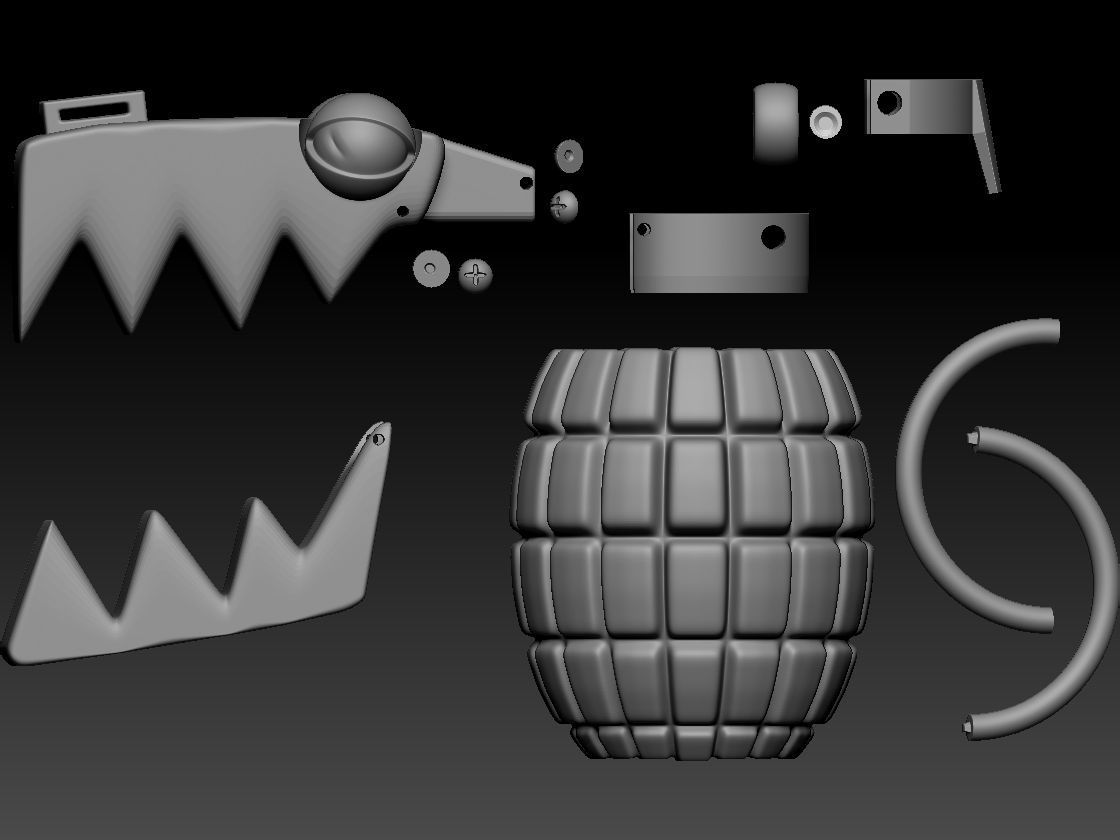 Jinx Complete Cosplay - League of Legends - LOL 3D print model_49