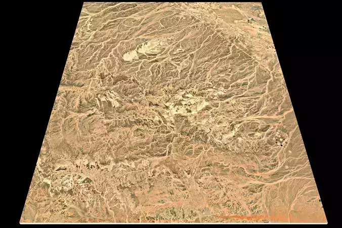 NEOM city topography Saudi Arabia - tile n30 e37