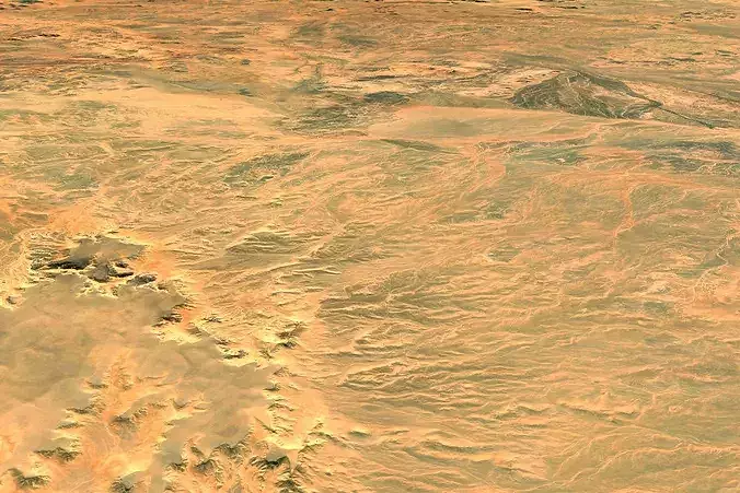 NEOM city topography Saudi Arabia - tile n29 e36 3D model 5