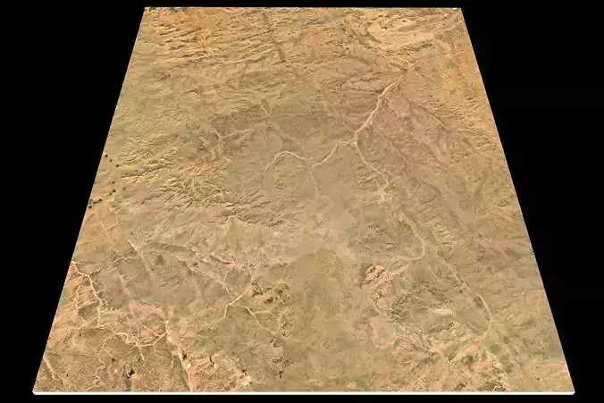 NEOM city topography Saudi Arabia - tile n28 e37