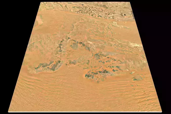 NEOM city topography Saudi Arabia - tile n29 e39