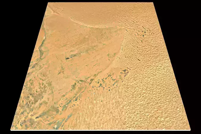 NEOM city topography Saudi Arabia - tile n28 e39