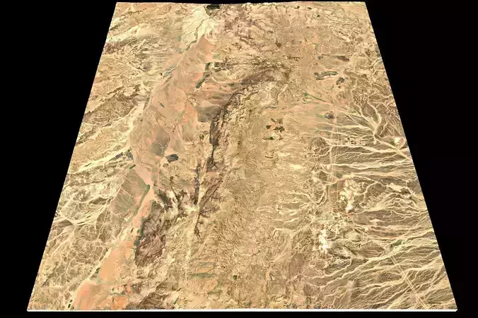 NEOM city topography Saudi Arabia - tile n30 e35