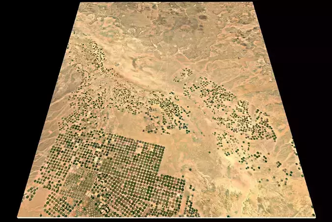 NEOM city topography Saudi Arabia - tile n30 e38