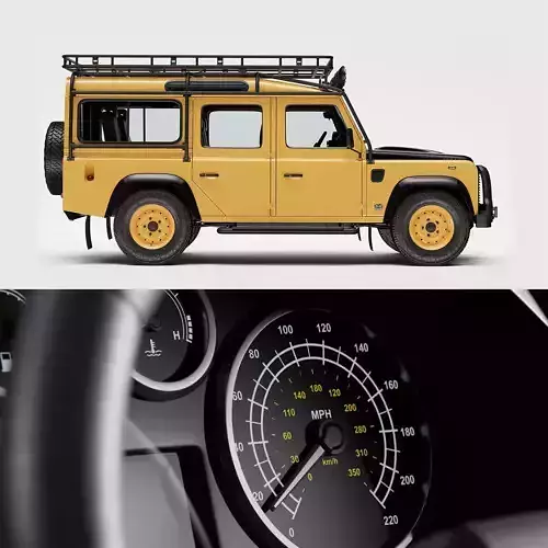 Land Rover Defender Works V8 Trophy 3D model