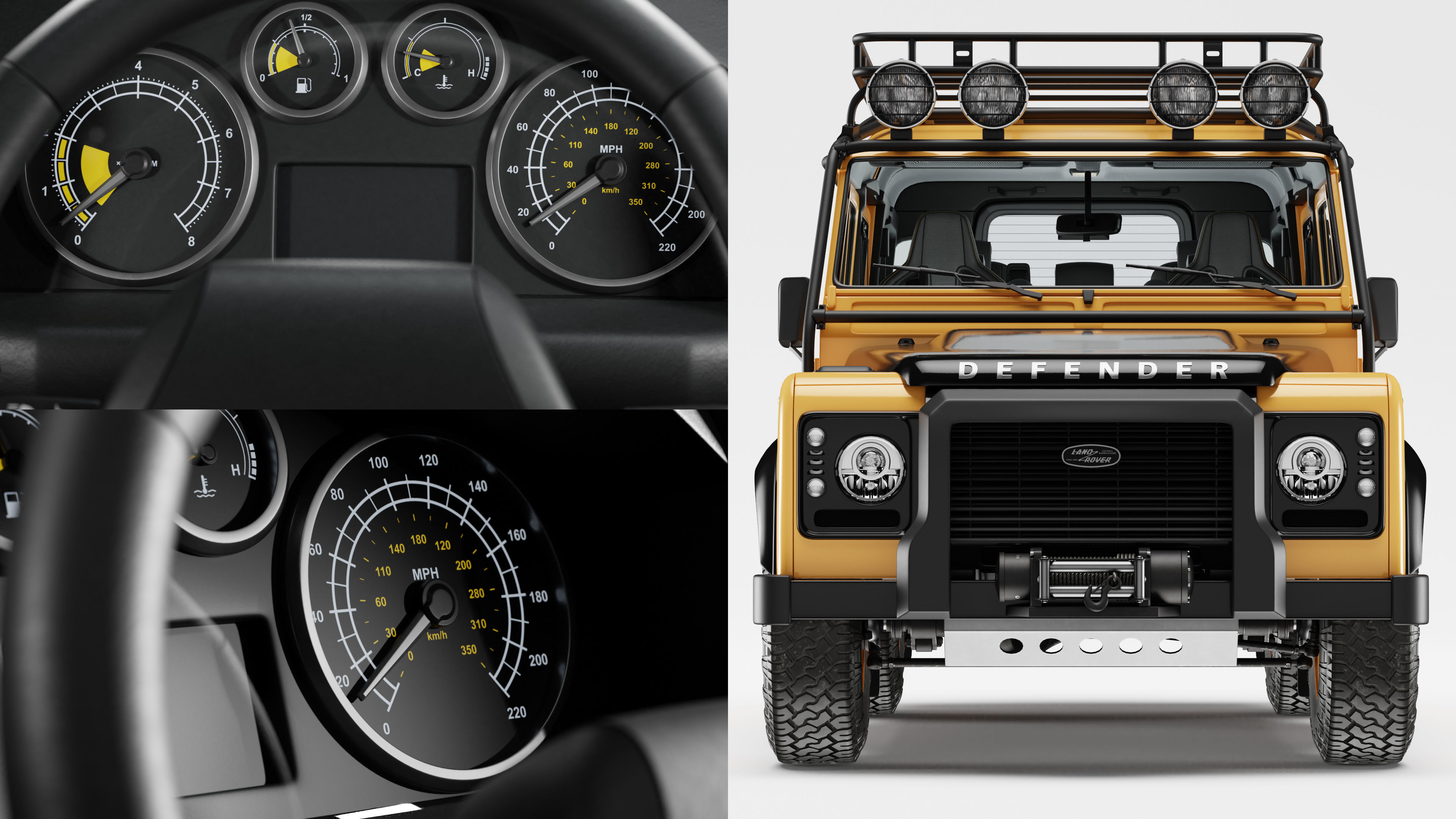 Land Rover Defender Works V8 Trophy 3D model_3