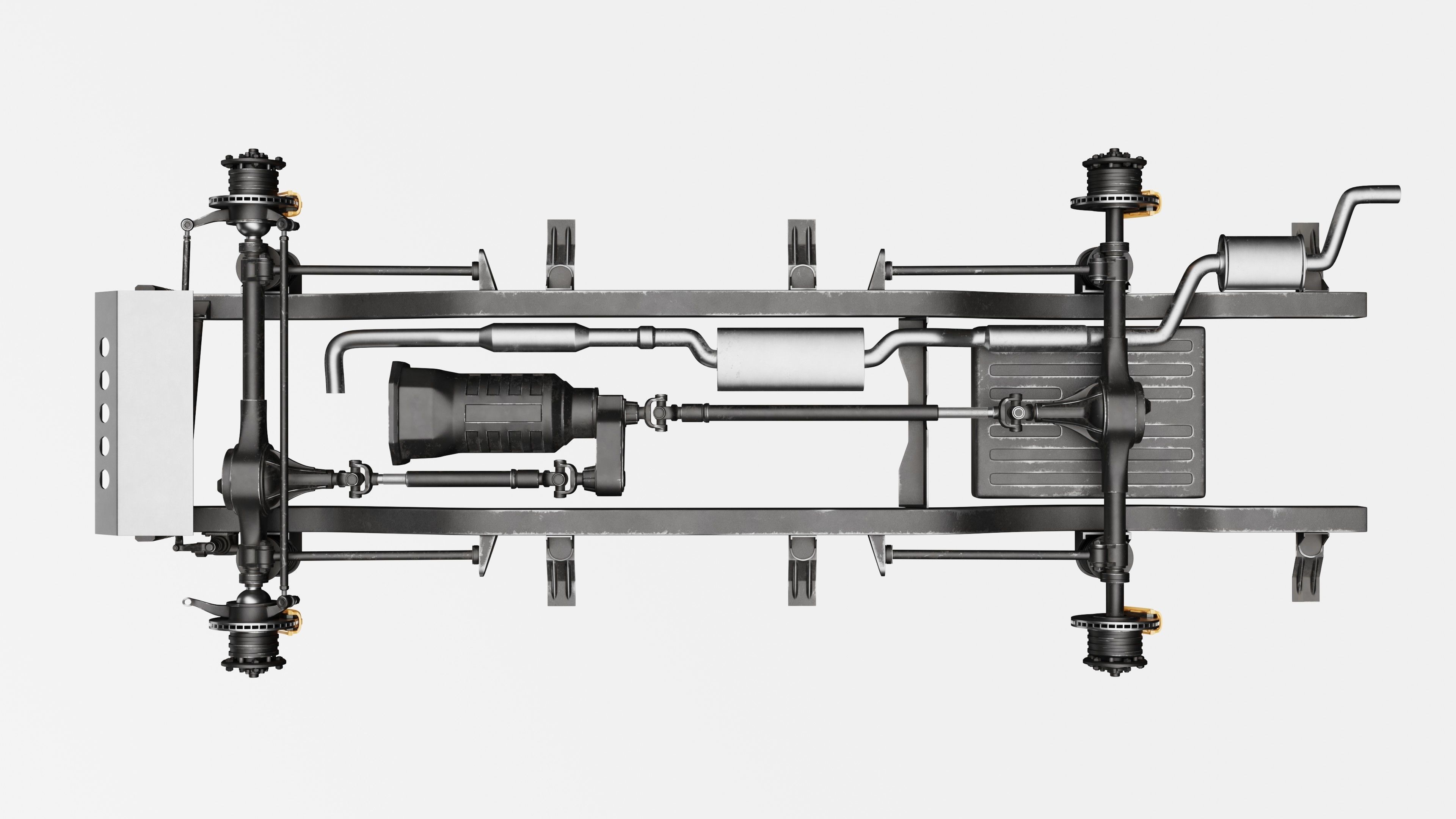 Land Rover Defender Works V8 Trophy 3D model_8
