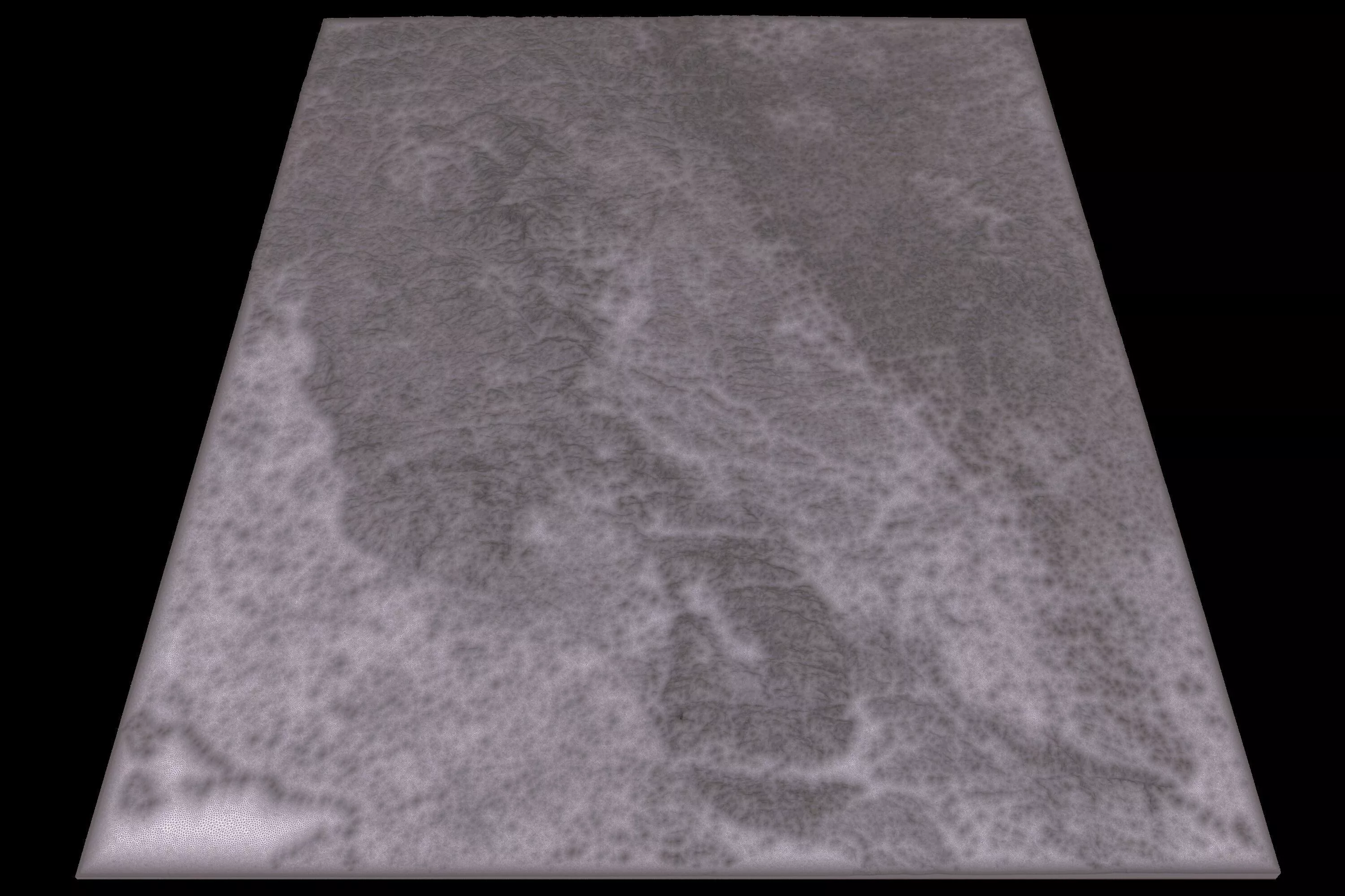 NEOM city topography Saudi Arabia - tile n28 e35 3D model