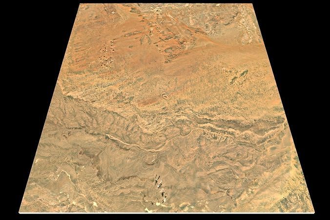 NEOM city topography Saudi Arabia - tile n28 e38 3D model
