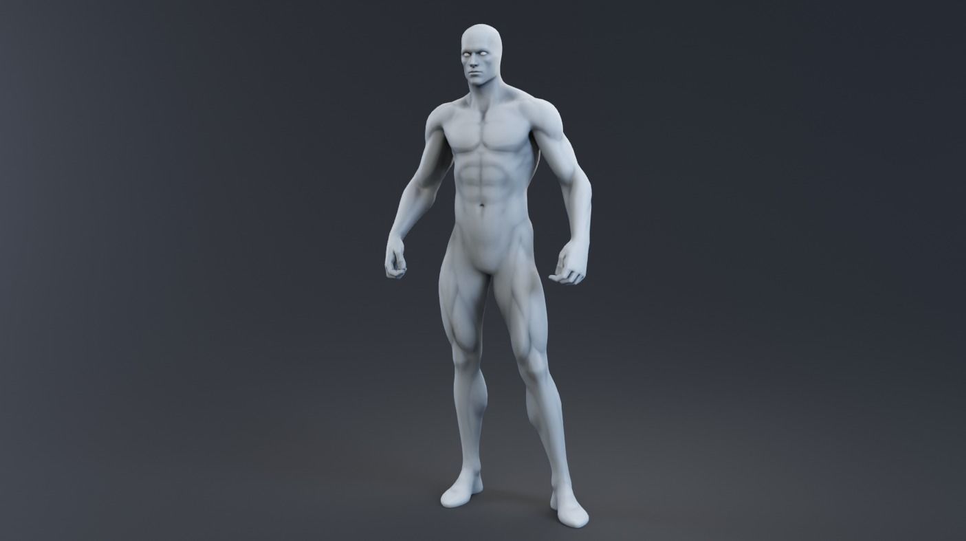 Silver Surfer and Glider rigged 3D model_5