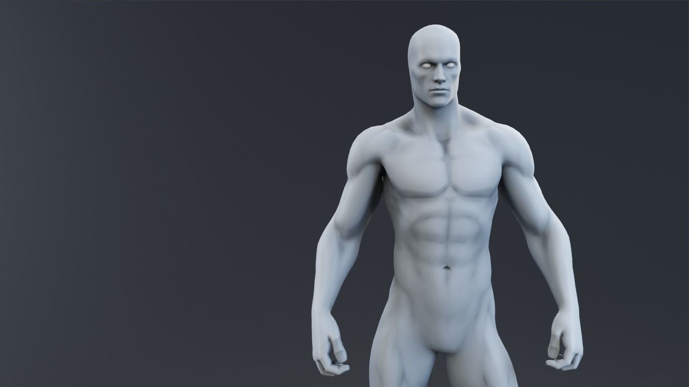Silver Surfer and Glider rigged 3D model_7