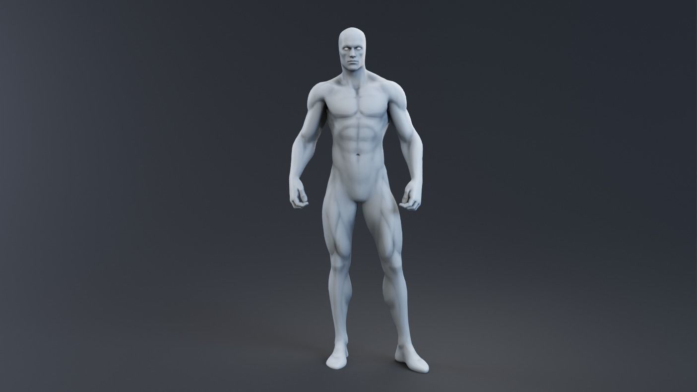 Silver Surfer and Glider rigged 3D model_12