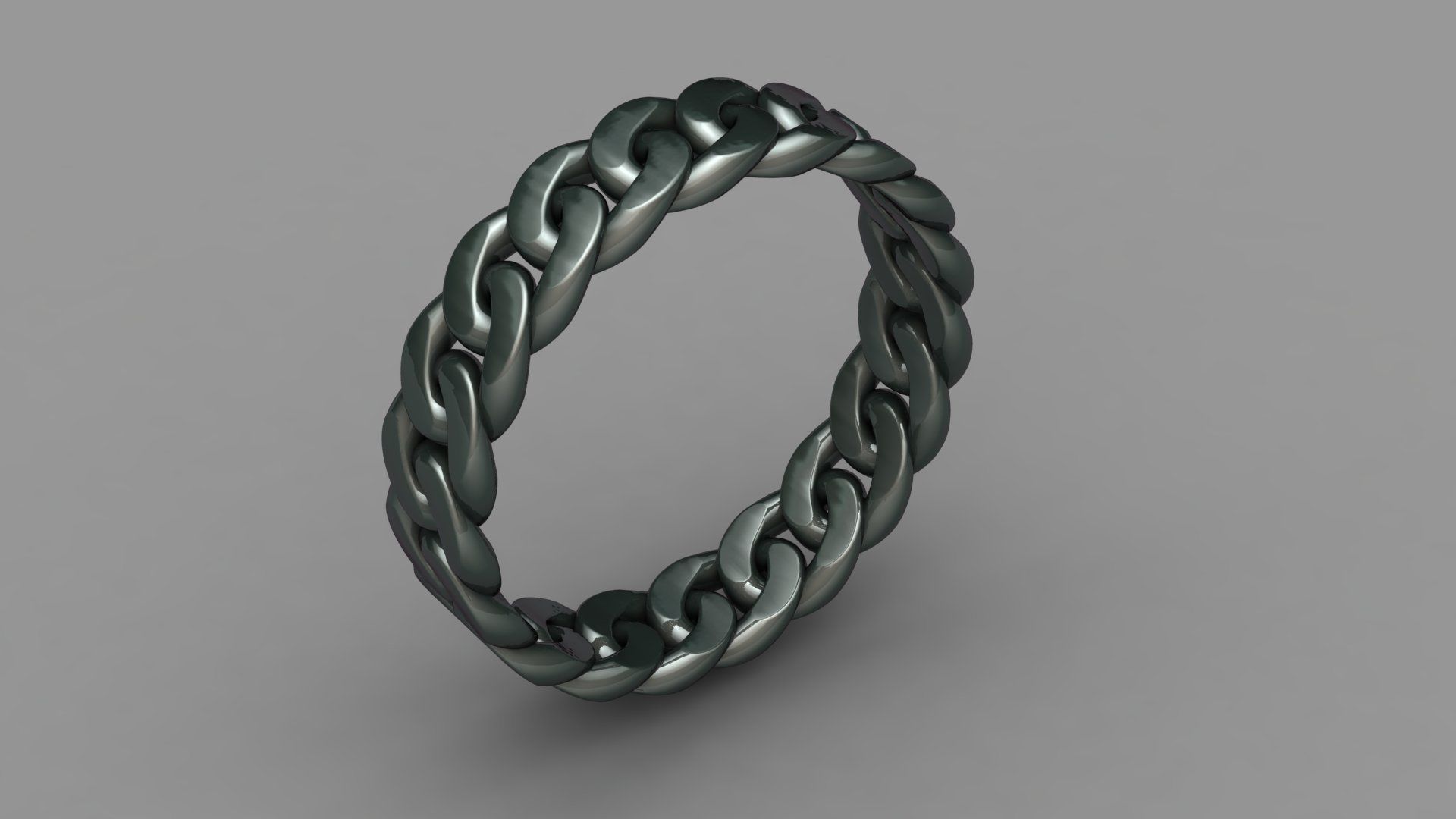 Chain ring  33 Set rings  3D print model_7