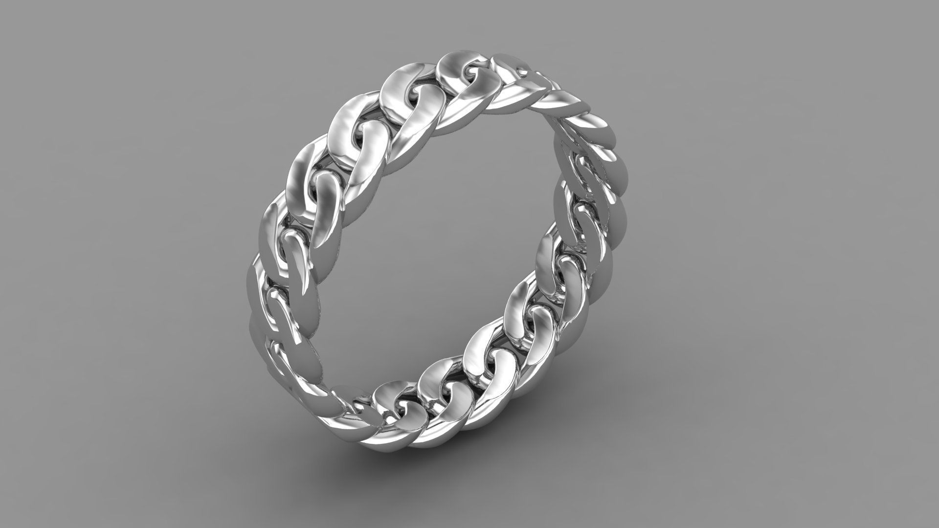 Chain ring  33 Set rings  3D print model_6