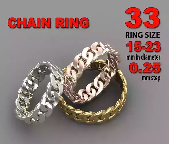 Chain ring  33 Set rings 