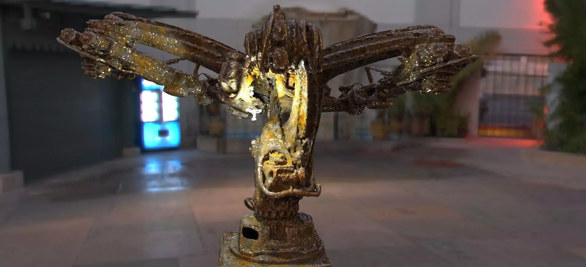 Robot Alien Technology Ship 3D model