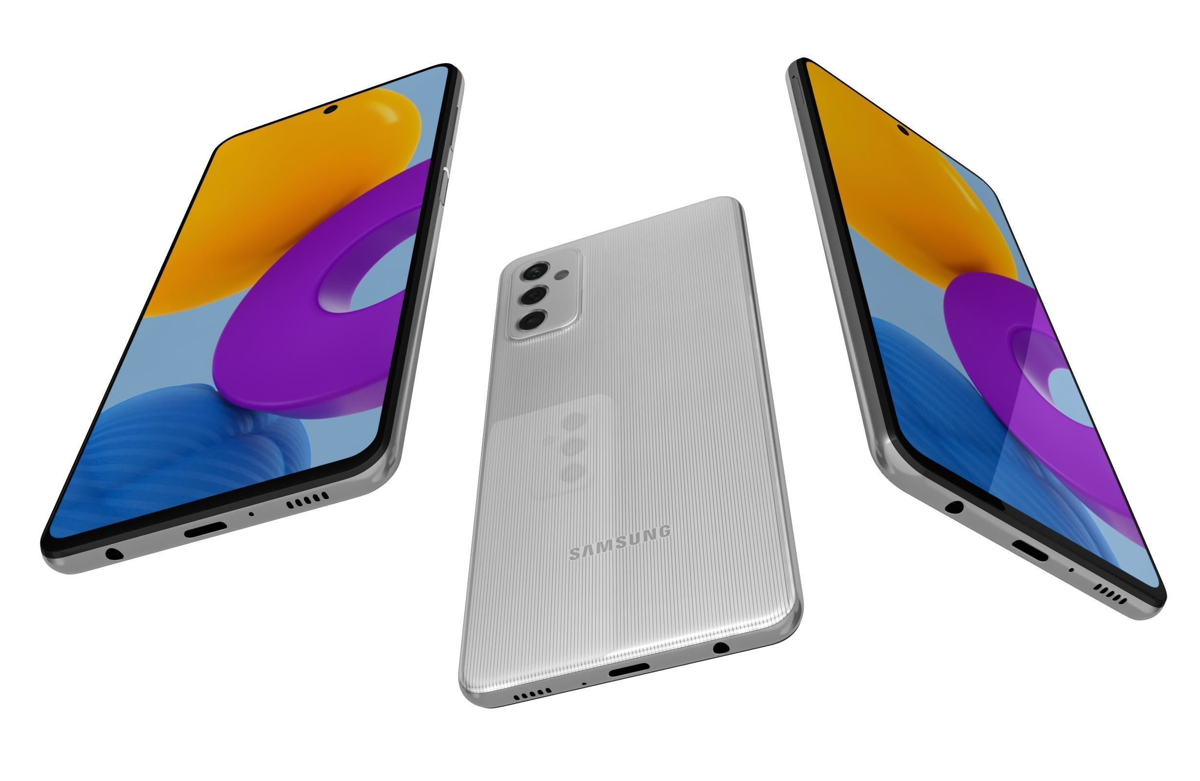 Samsung Galaxy M52 All Colors 3D model_22