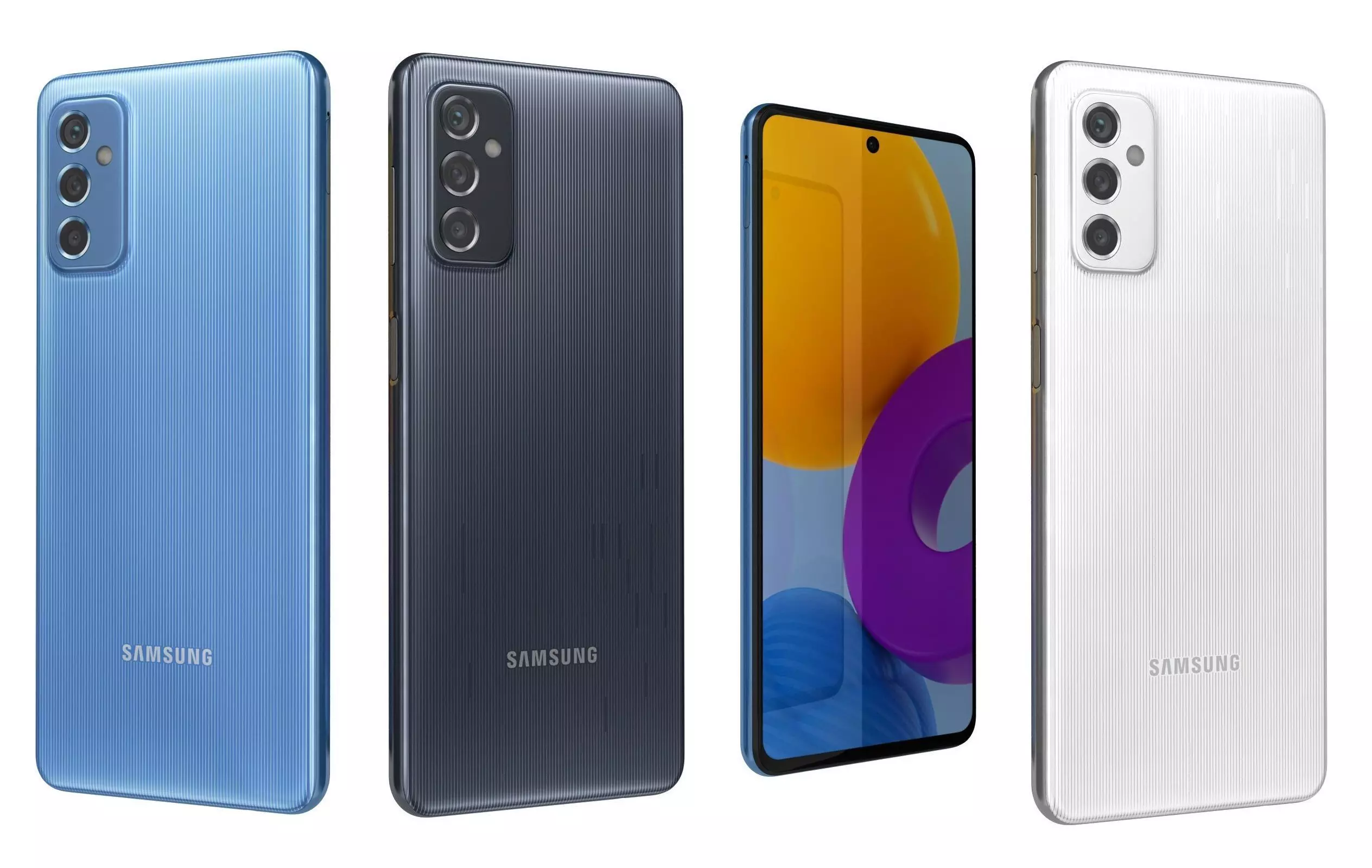 Samsung Galaxy M52 All Colors 3D model_0