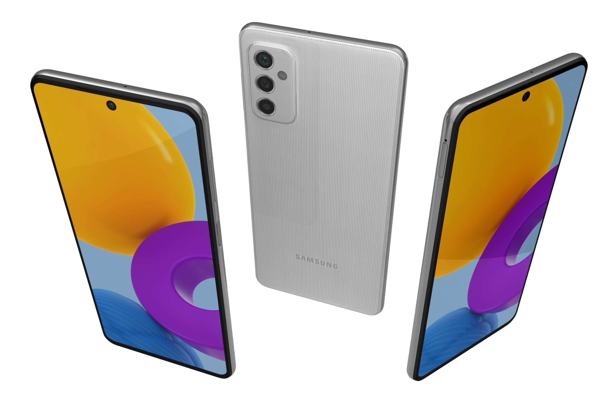 Samsung Galaxy M52 All Colors 3D model_19