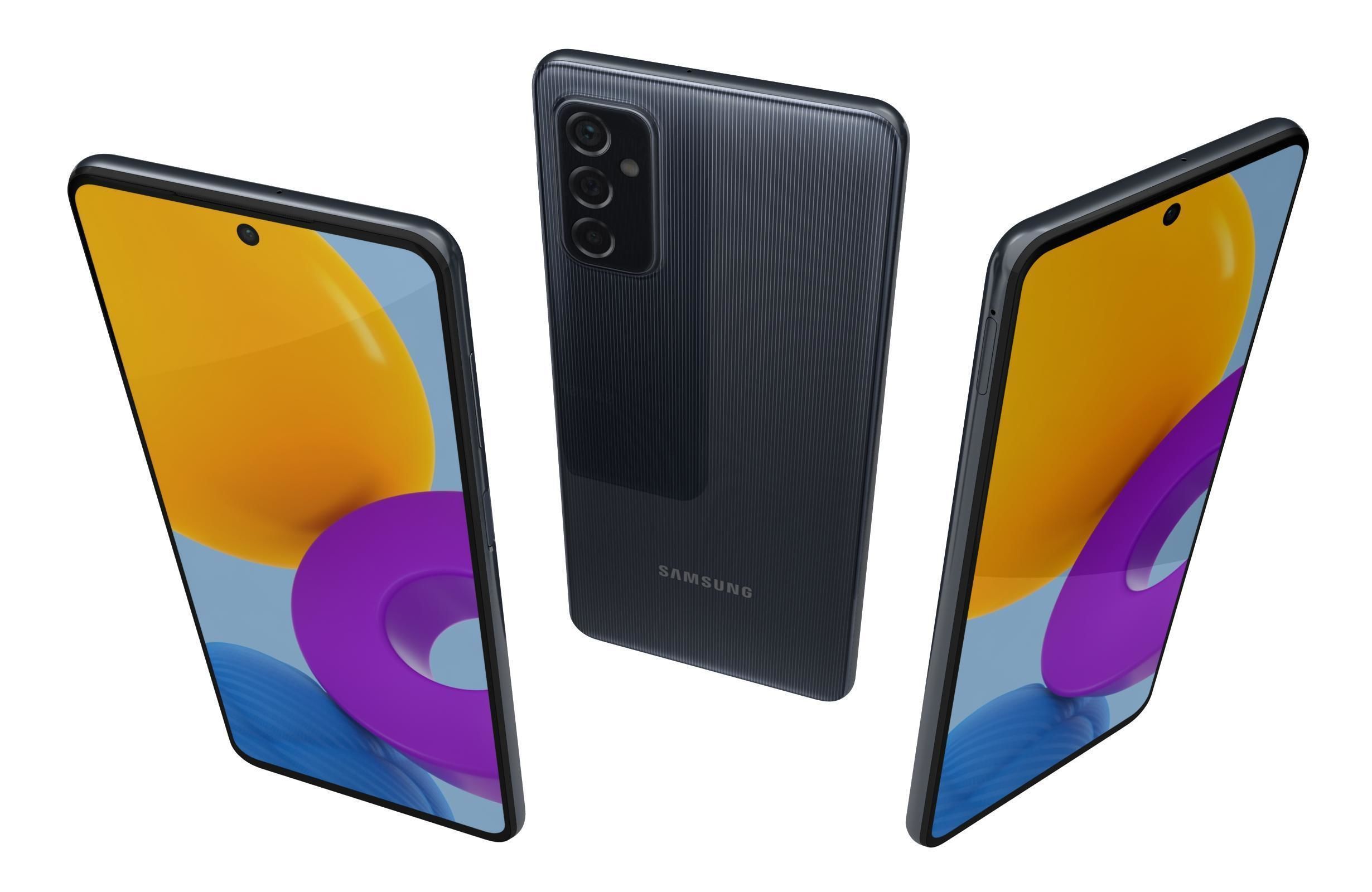 Samsung Galaxy M52 All Colors 3D model_18