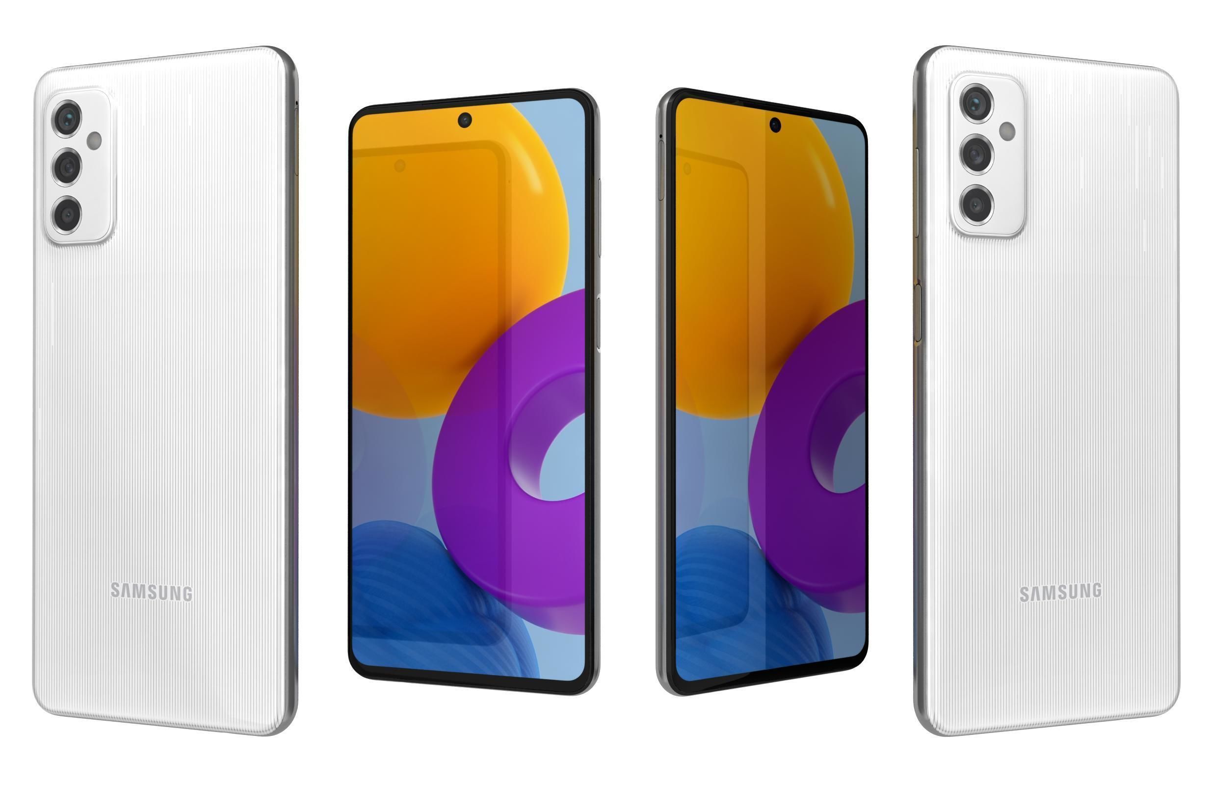 Samsung Galaxy M52 All Colors 3D model_25
