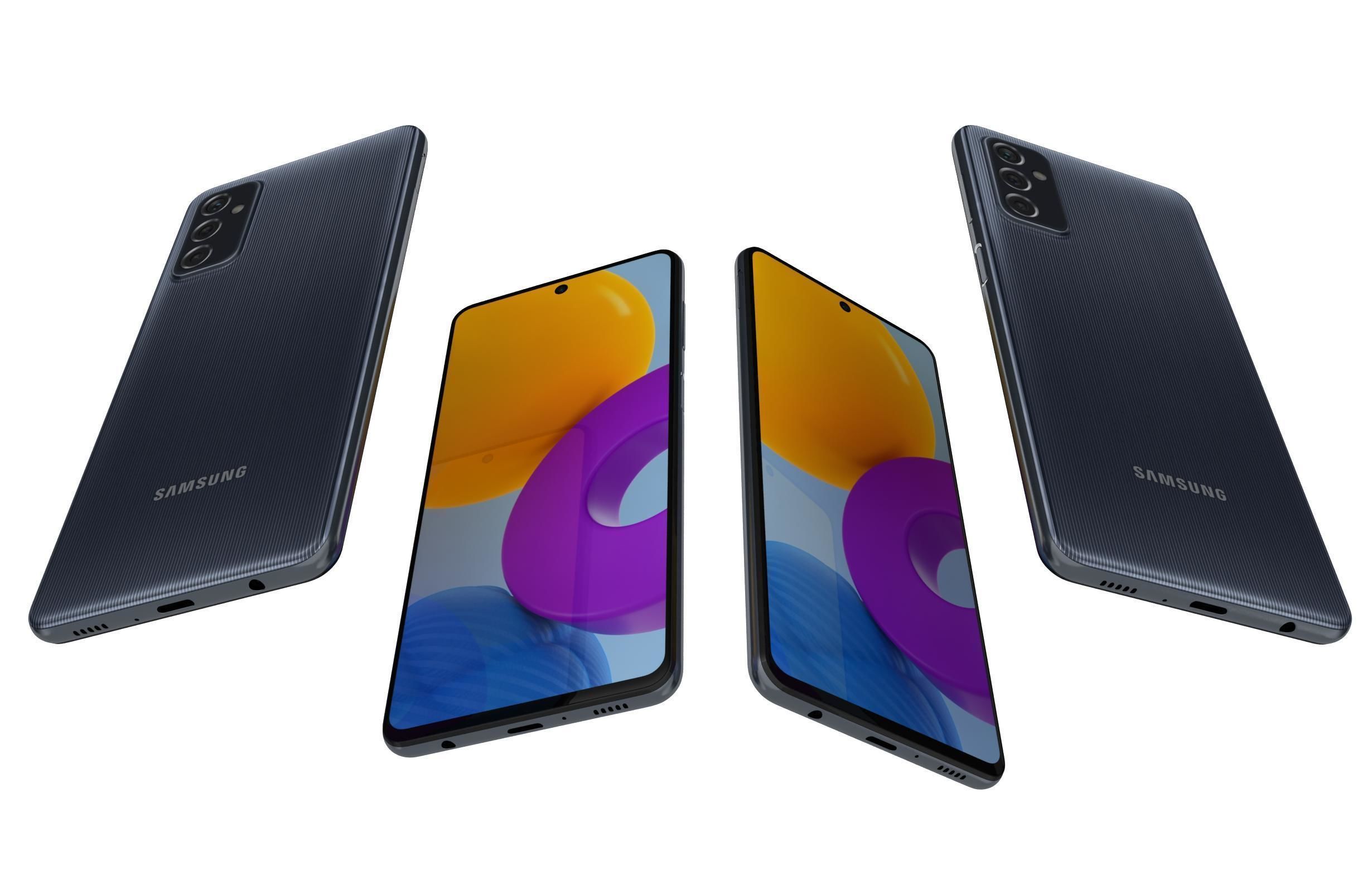 Samsung Galaxy M52 All Colors 3D model_30