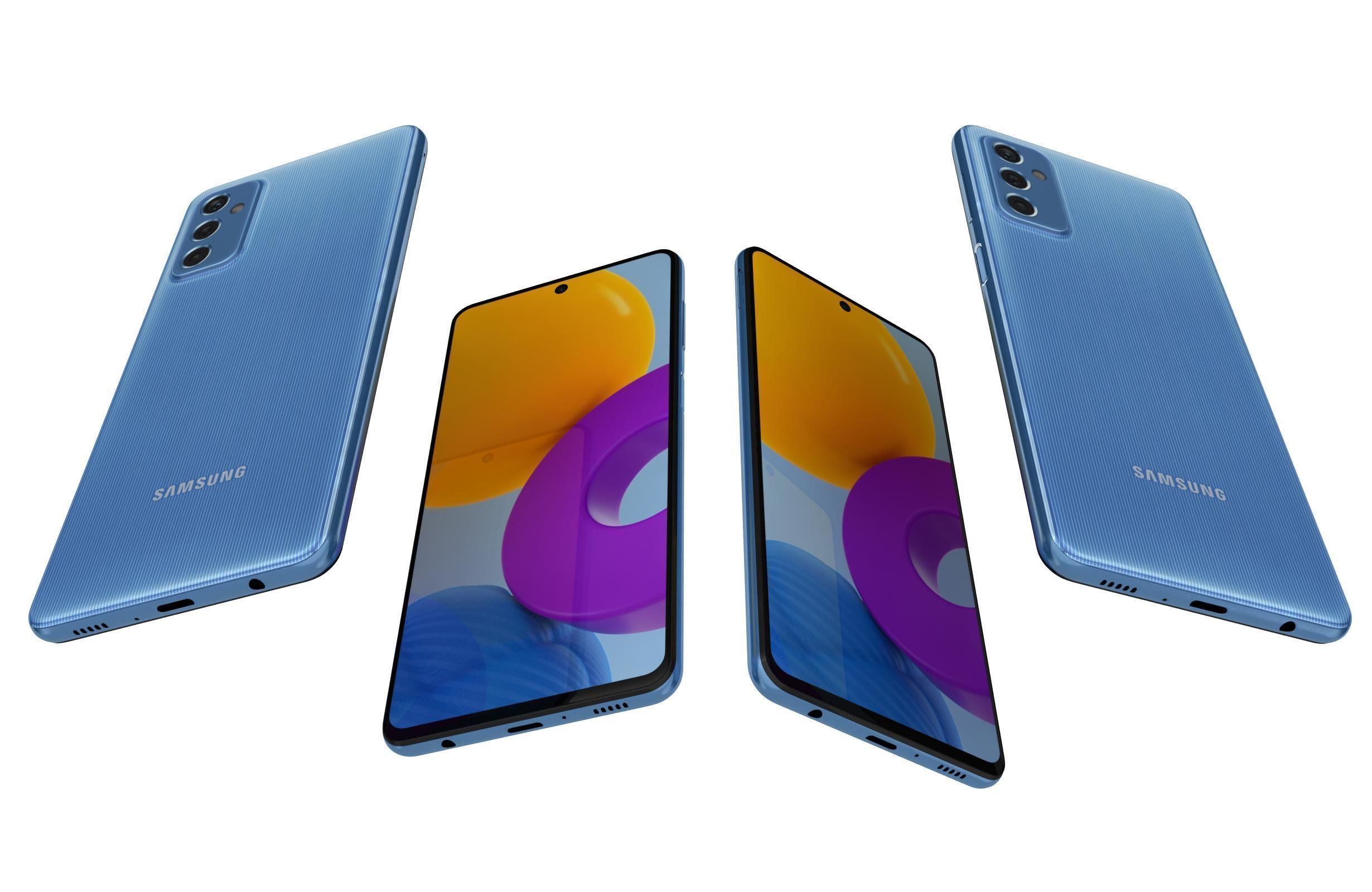 Samsung Galaxy M52 All Colors 3D model_32