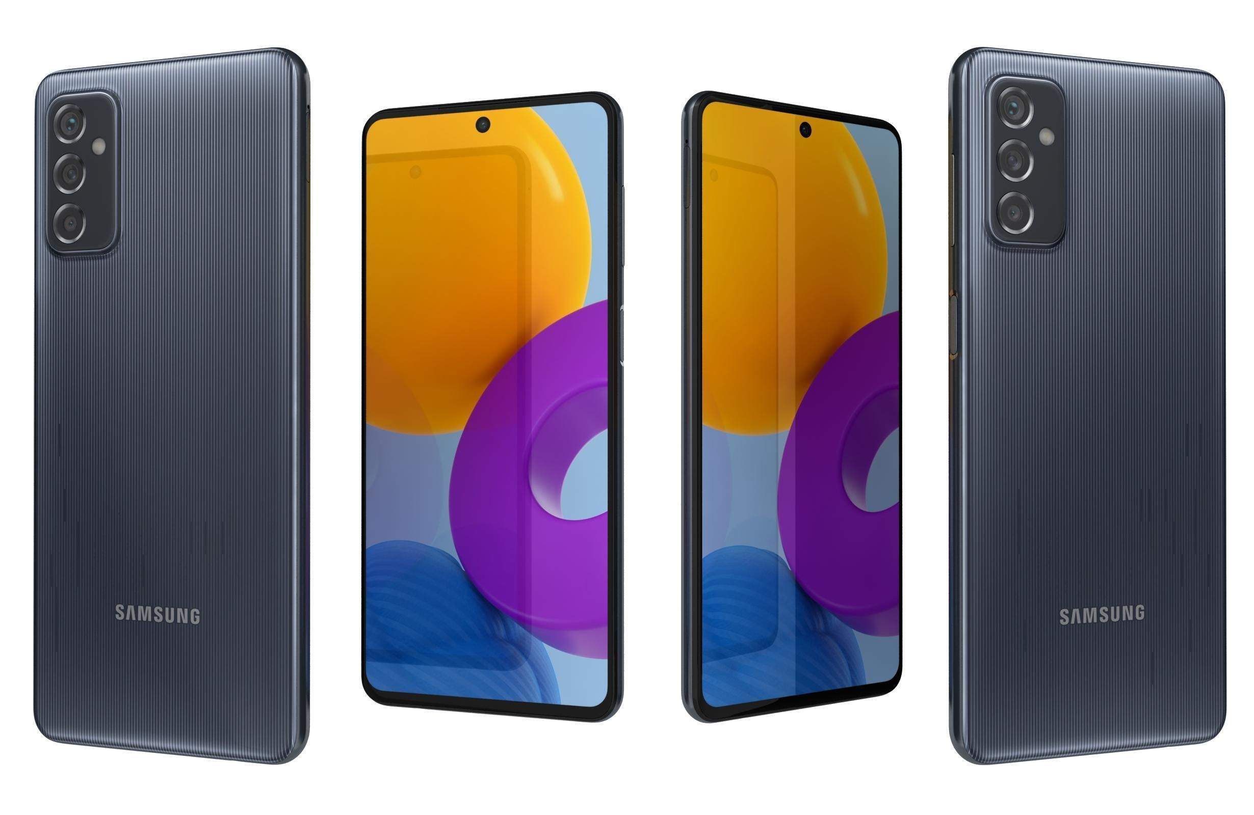Samsung Galaxy M52 All Colors 3D model_24