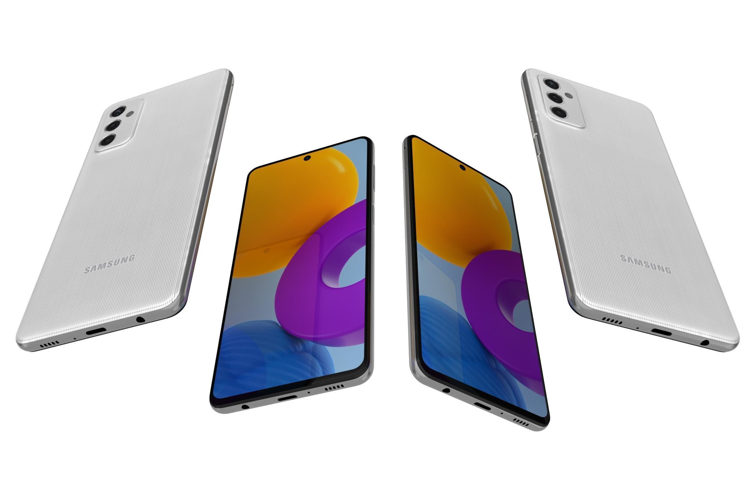 Samsung Galaxy M52 All Colors 3D model_31