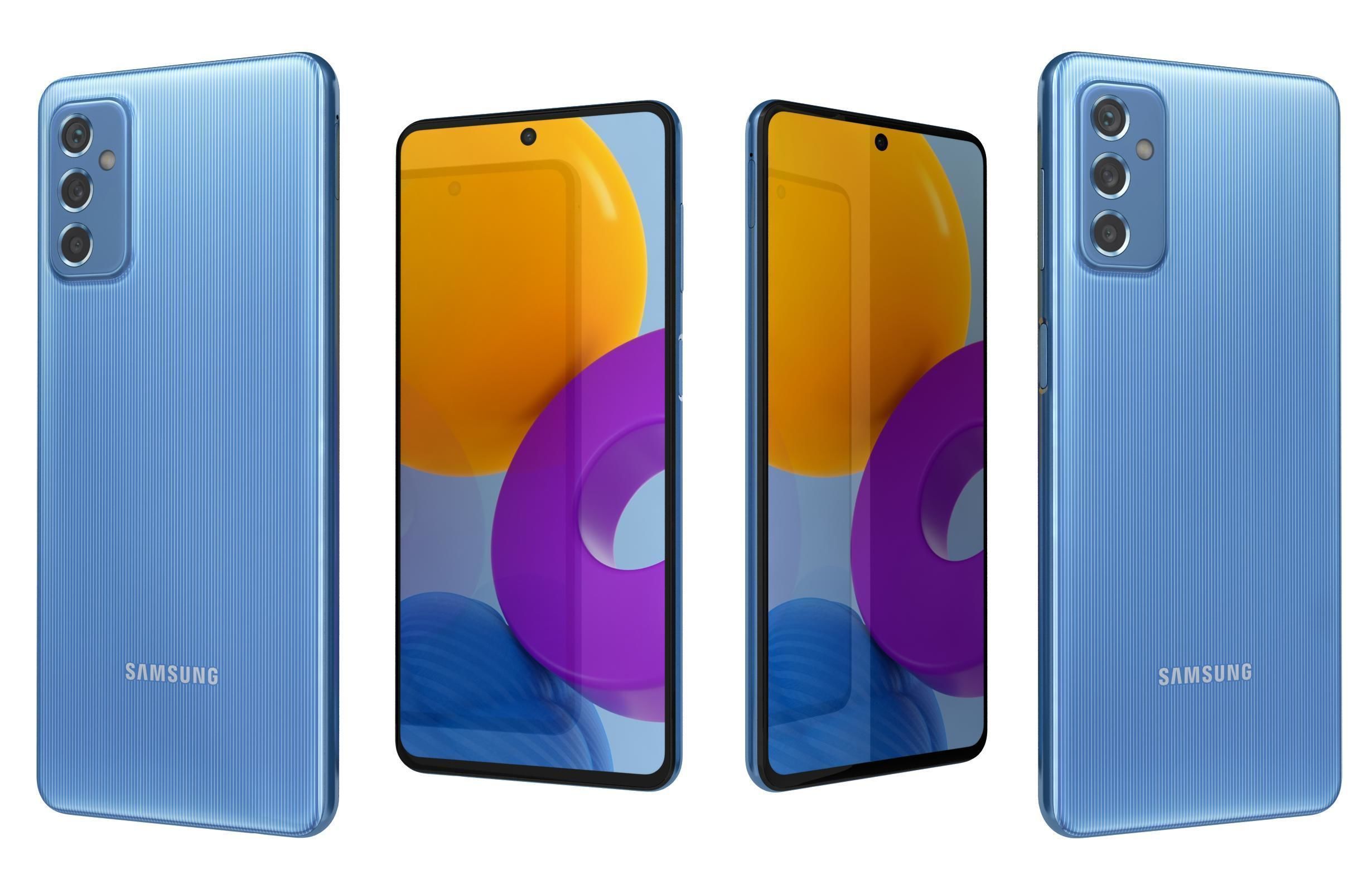 Samsung Galaxy M52 All Colors 3D model_26