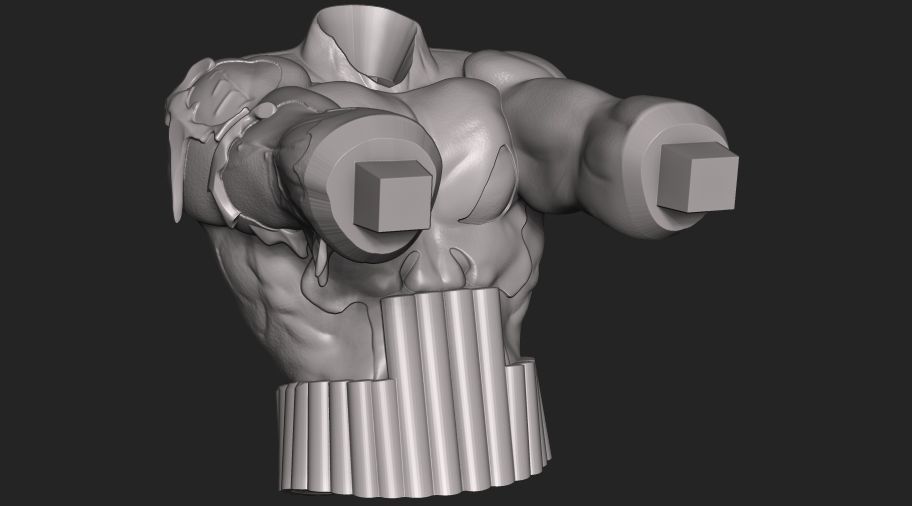 The Punisher -22cm 3D print model_10