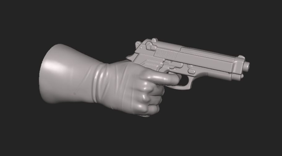 The Punisher -22cm 3D print model_12