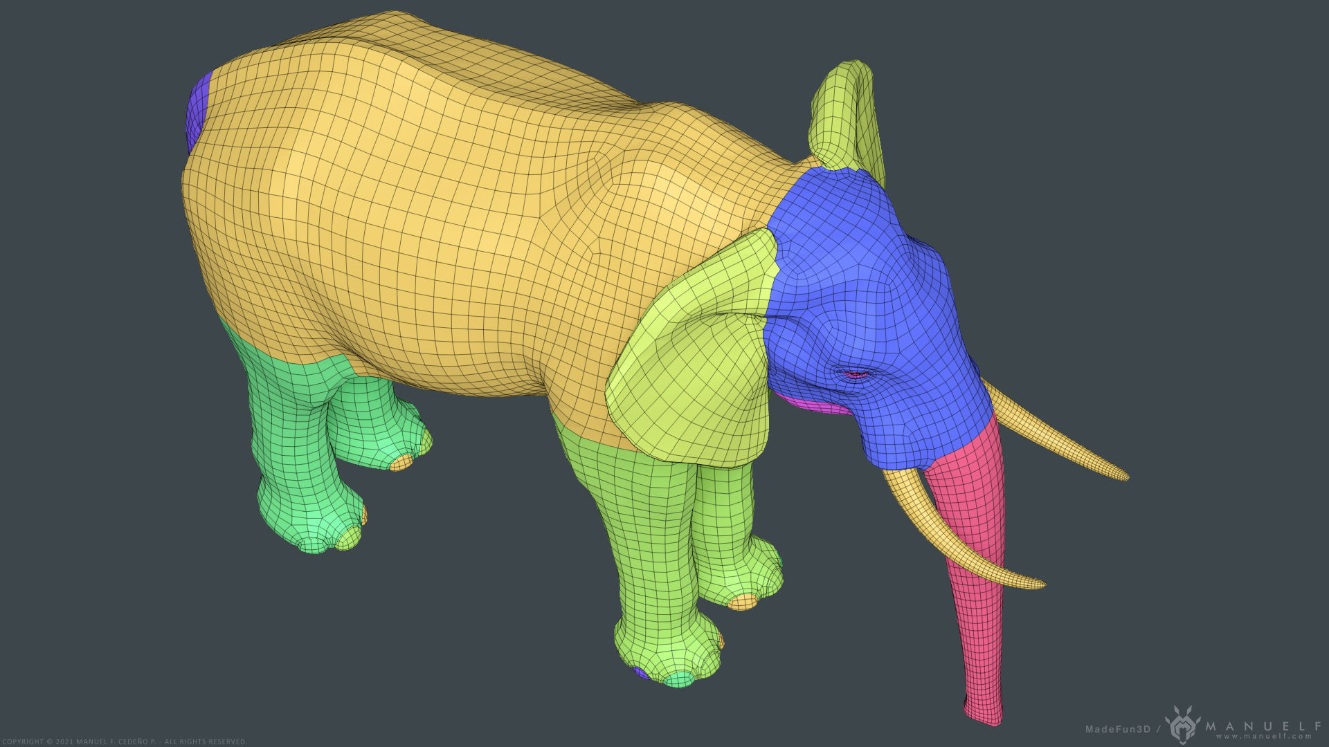 African Bush Elephant 3D model_25