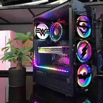 DC heroes fans cover - PC case fan grill - Justice League symbol 3D print model