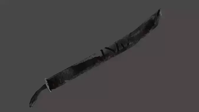 Battle Worn Dark Sword