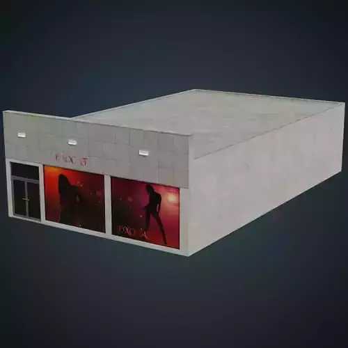 Building 16 Low-poly 3D model