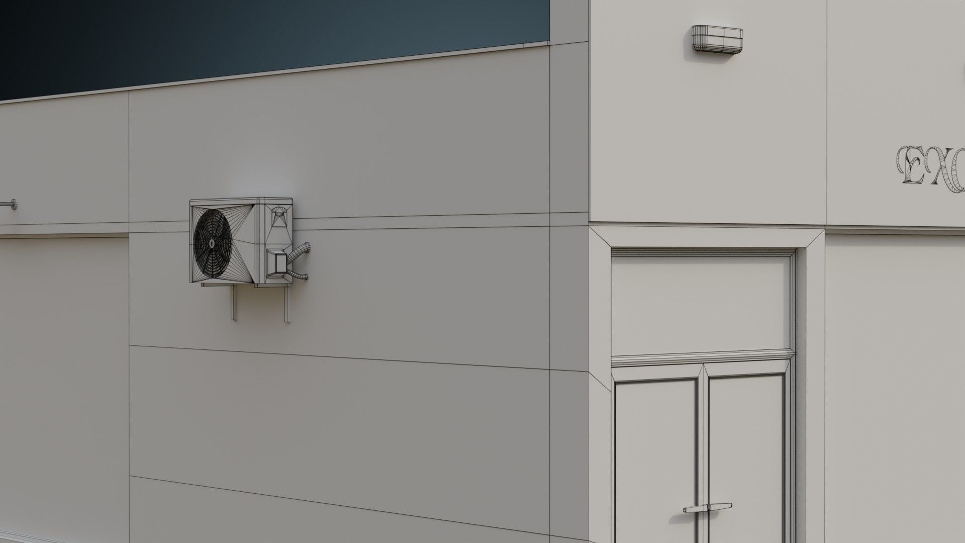 Building 16 Low-poly 3D model_8