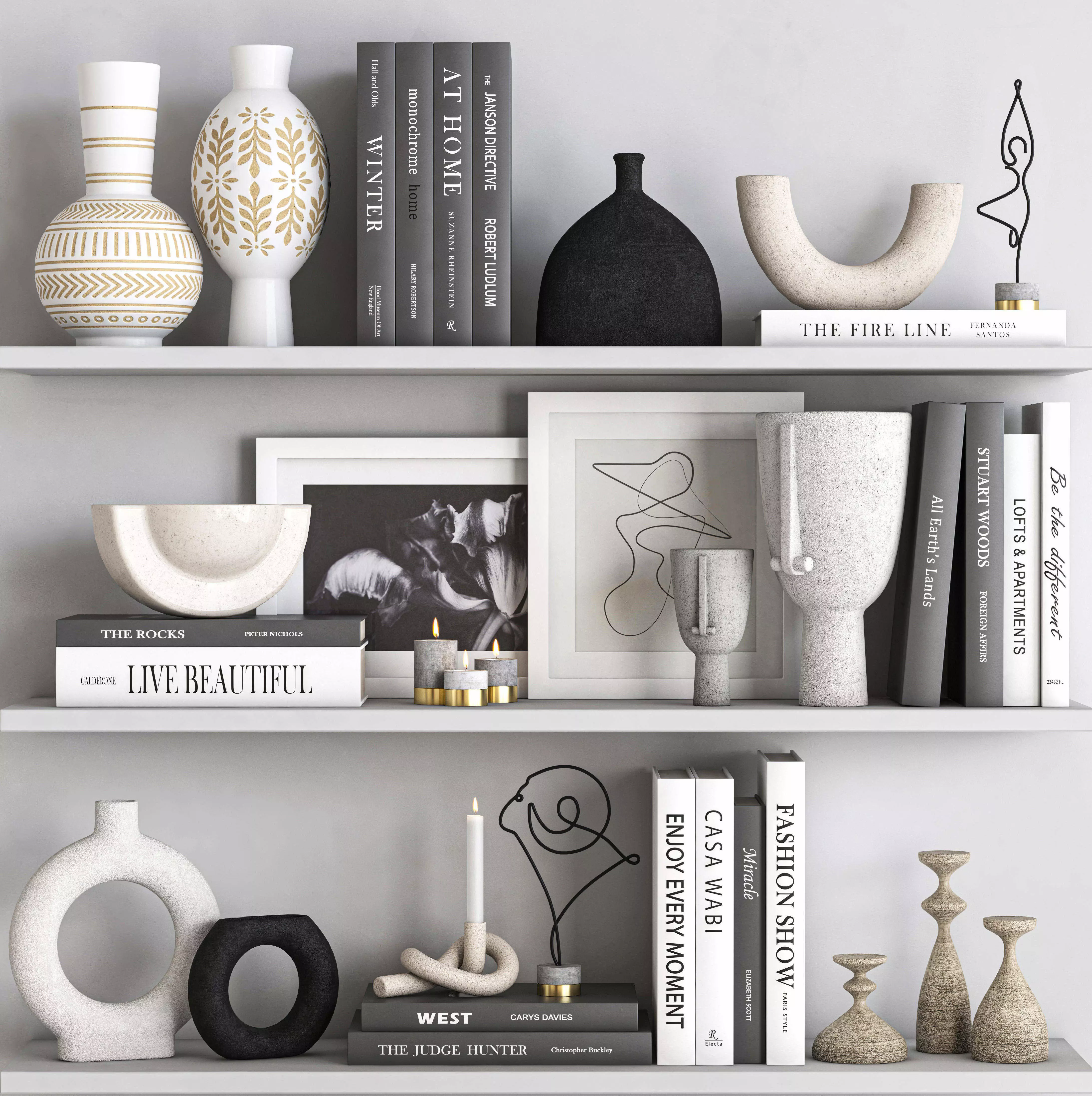 decorative set-01 3D model_0