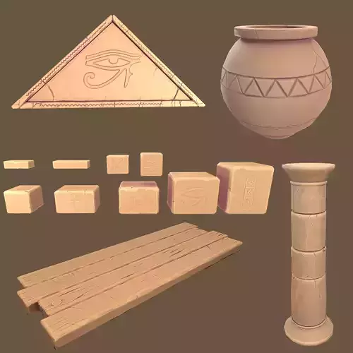 Stylized Set pole