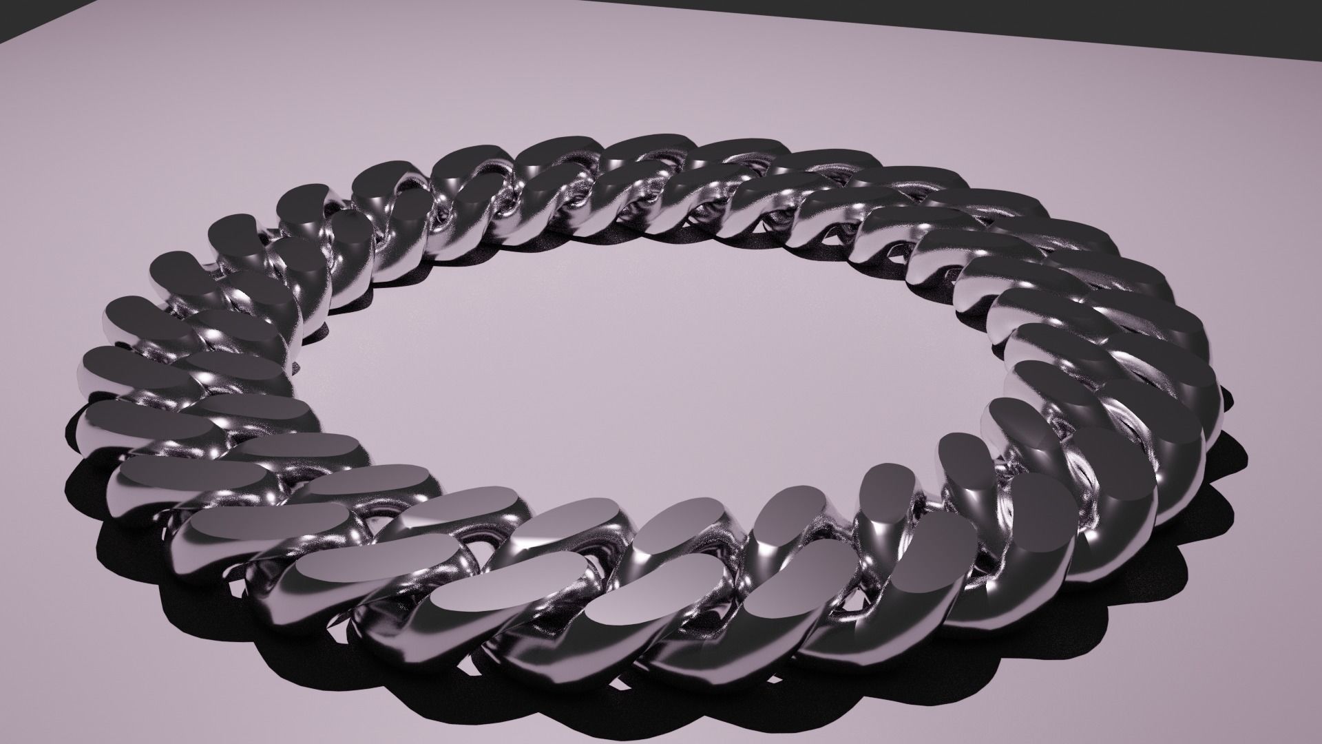 Chain bracelet Free 3D model_1