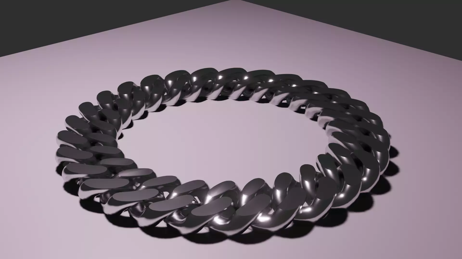Chain bracelet Free 3D model_0