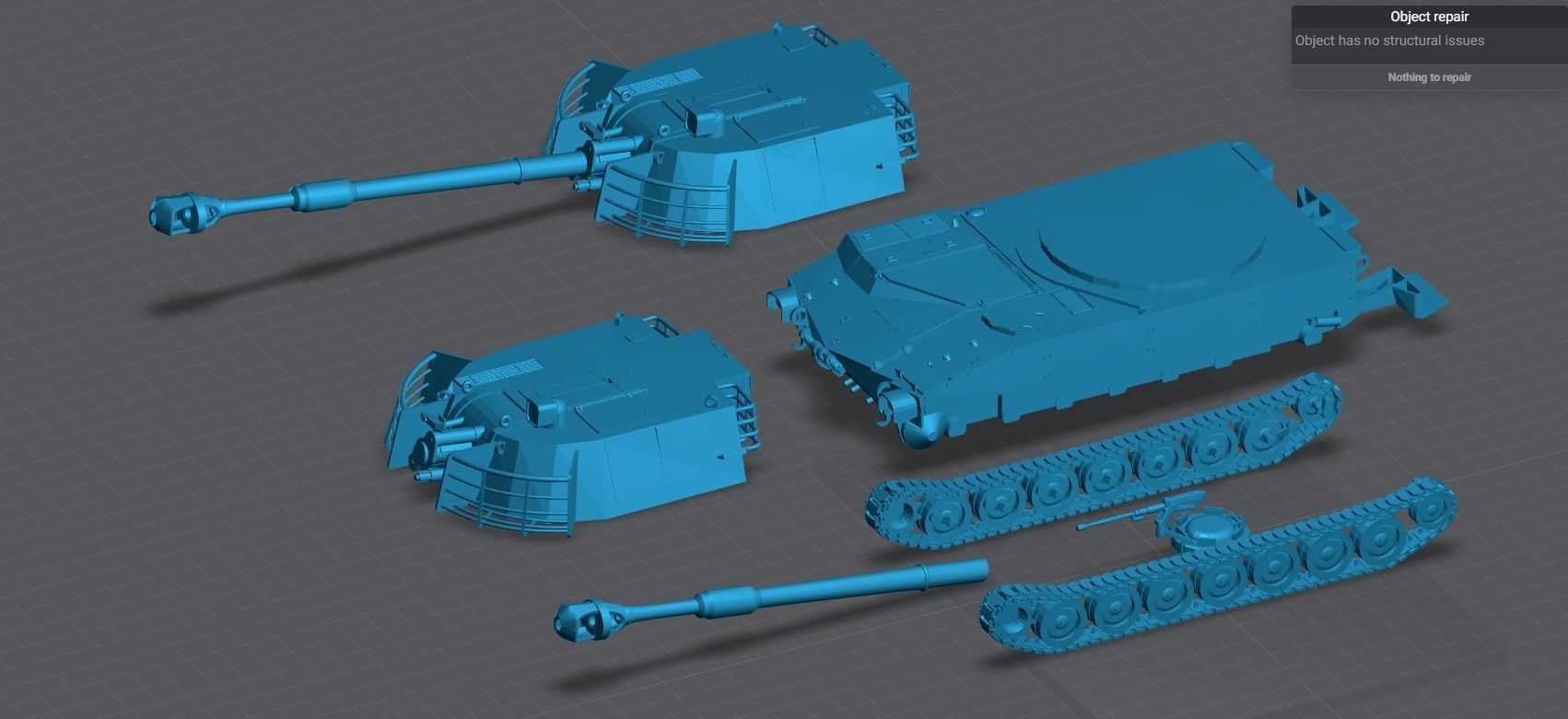 M109 Paladin Scale model 3D print model_5