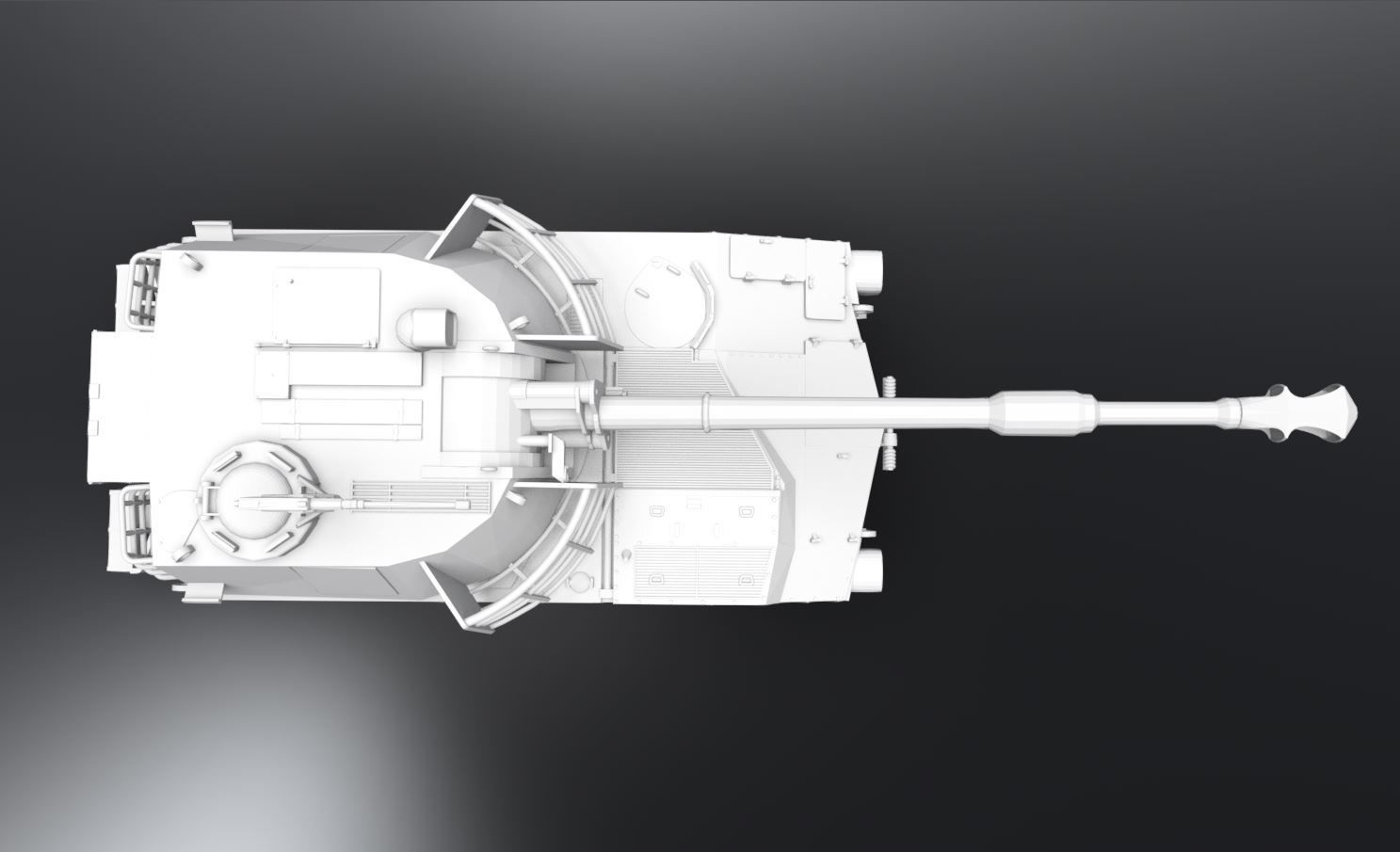 M109 Paladin Scale model 3D print model_3