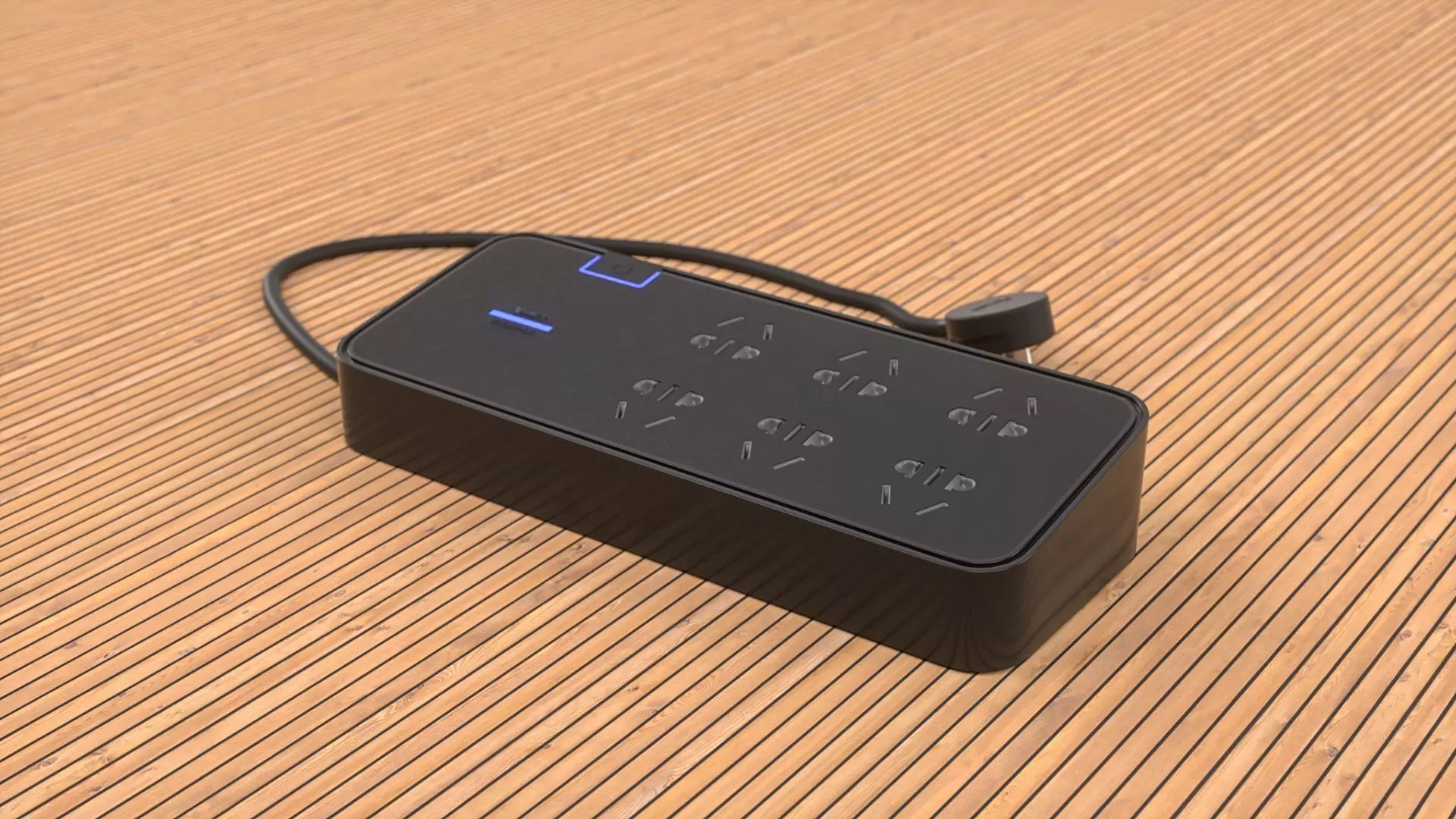 Socket Power strip Electronic appliances Power outlet 3D model_0