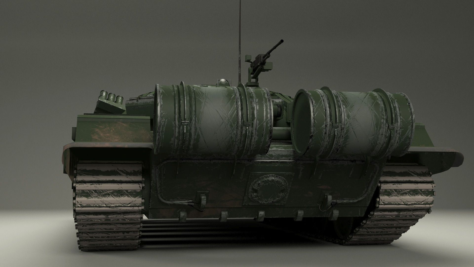 T-72 Russian  Tank 3D model_10
