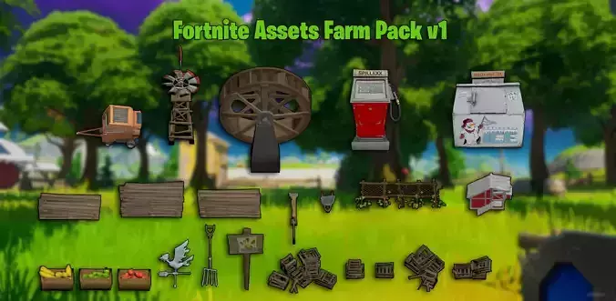 Fortnite Farm Assets Pack v1