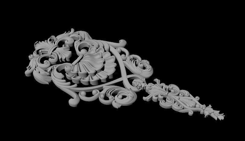 dekor ornament 3D model_1