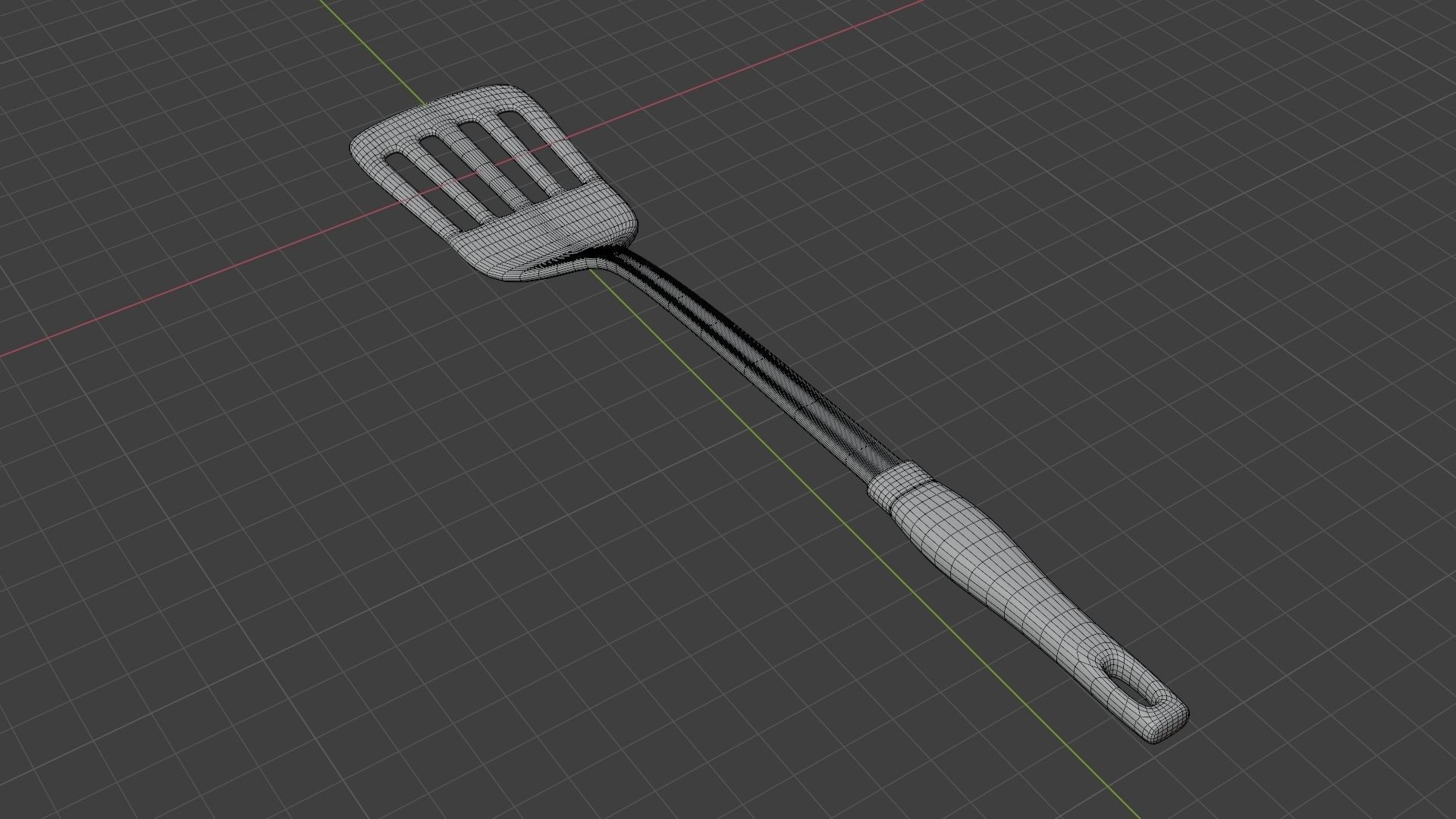 3D A Rusty Dirty Spatula 3D model_3