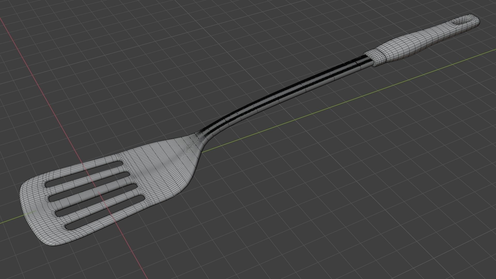 3D A Rusty Dirty Spatula 3D model_1
