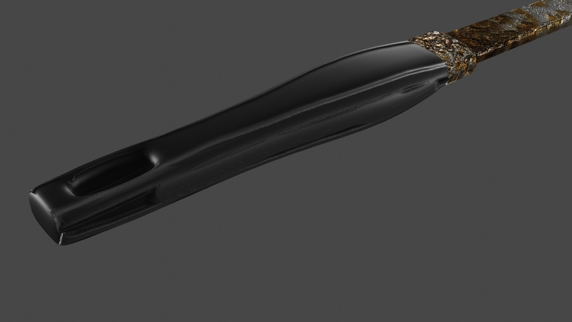 3D A Rusty Dirty Spatula 3D model_6